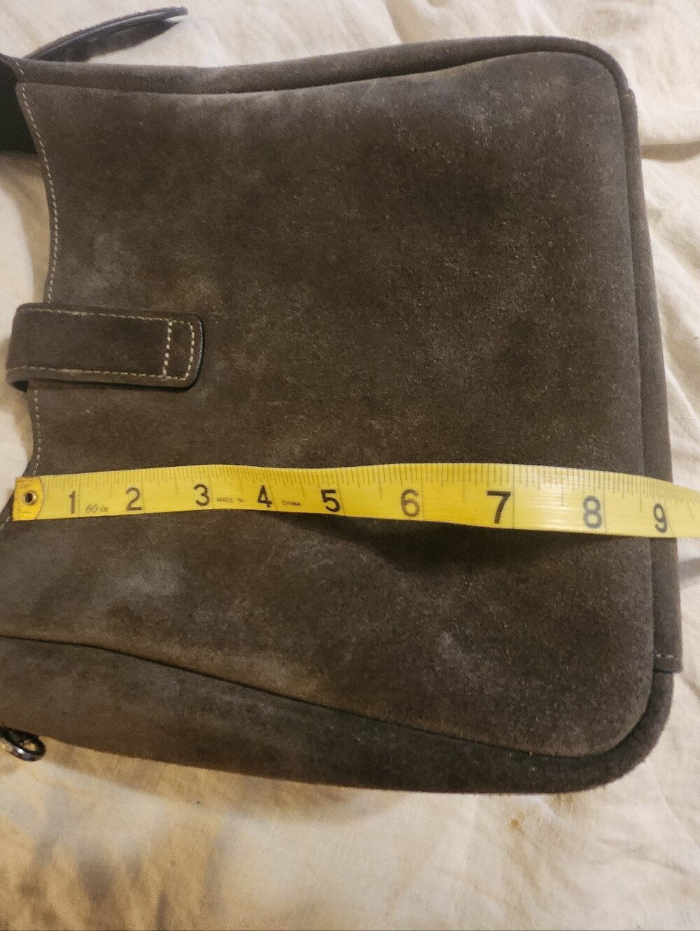 Coach Green Suede Crossbody Bag - Picture 13 of 14